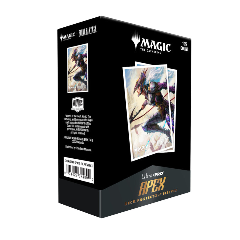 Ultra Pro - Magic: The Gathering - Universes Beyond: Final Fantasy - Pochettes de protection APEX Deck Premium Kain, Traitorous Dragoon 105p.