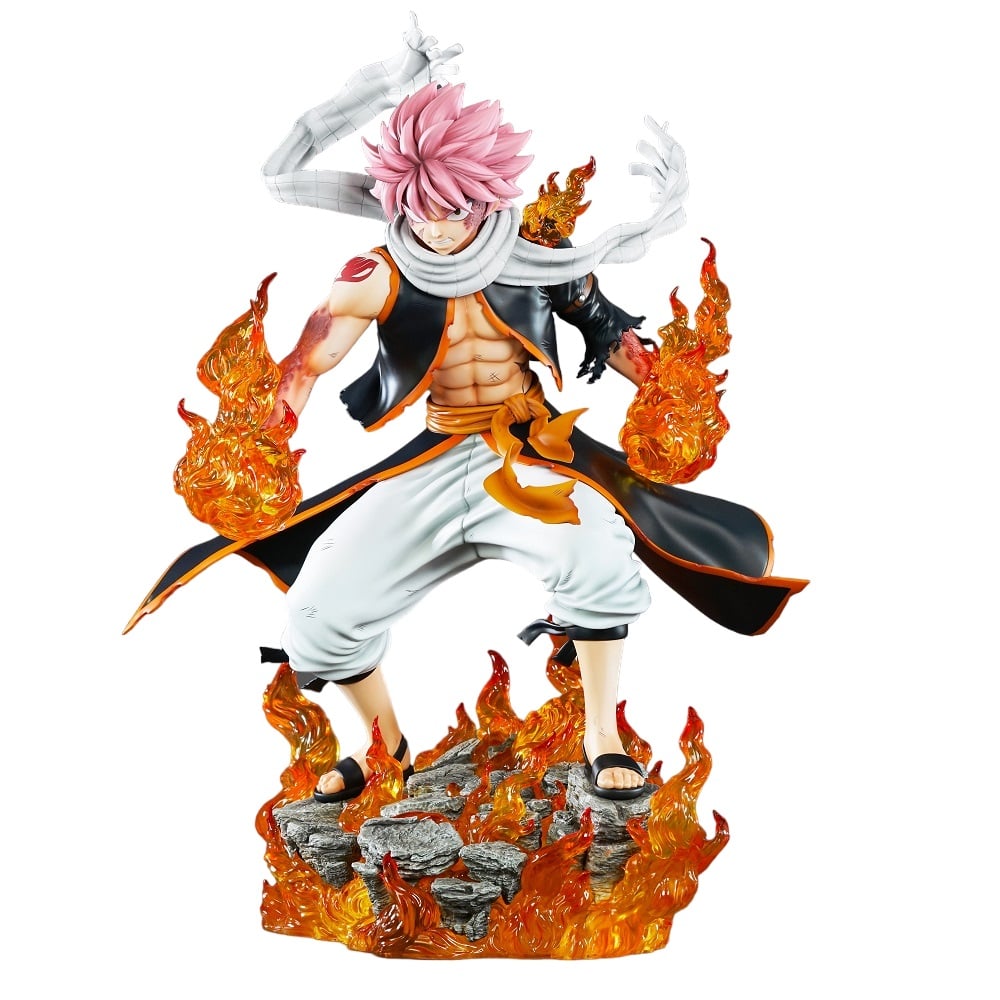 Legend Figure - Fairy Tail - Natsu Dragneel 1/4 Statue 50cm - flash vidéo