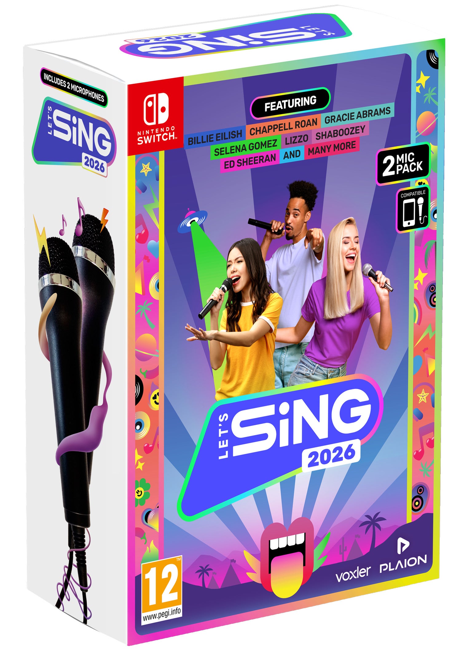 Let's Sing 2026 + 2 Microphones - International Edition