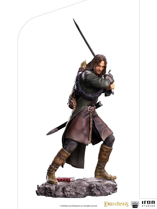 Iron Studios - BDS Arts Scale 1/10 - The Lord of the Rings - Aragorn Statue 24cm - flash vidéo