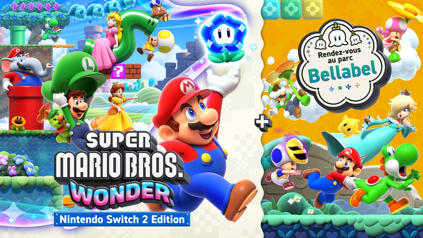 Super Mario Bros. Wonder – Nintendo Switch 2 Edition + Rendez-vous au parc Bellabel