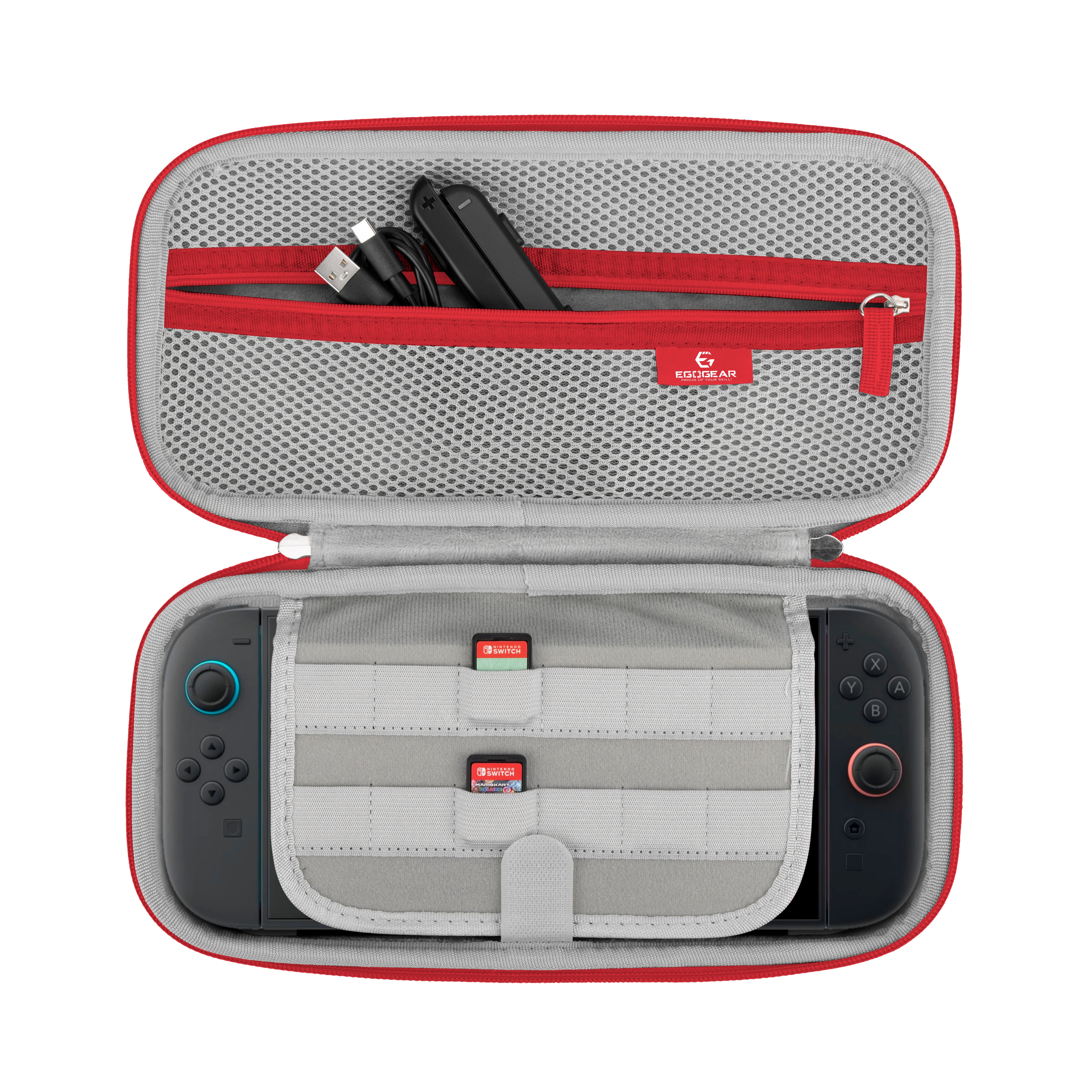 EgoGear - Étui de protection "M Logo" PCC25S pour Switch 2