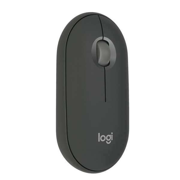 Logitech M350 Souris sans fil Bluetooth Pebble Mouse 2 - Graphite - flash vidéo