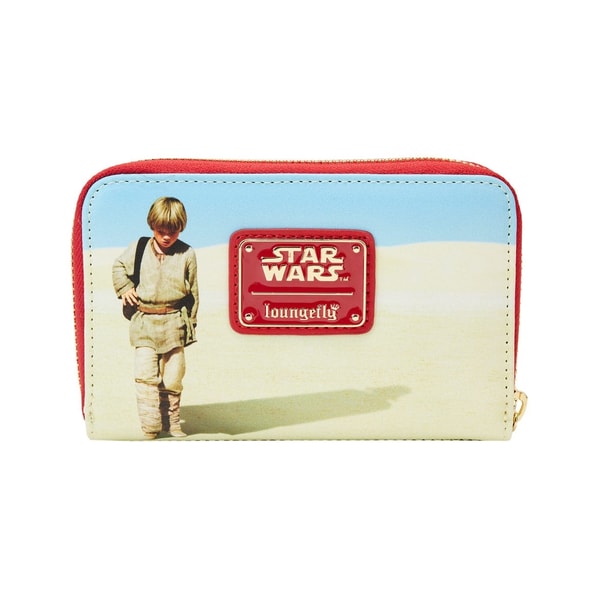 Loungefly: Lucasfilm - Star Wars - Scenes Phantom Menace Zip Around Wallet - flash vidéo