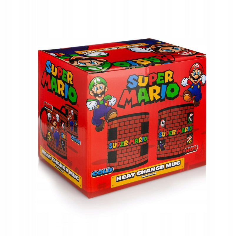 Nintendo - Super Mario - Mug thermoréactif 315ml "Briques"