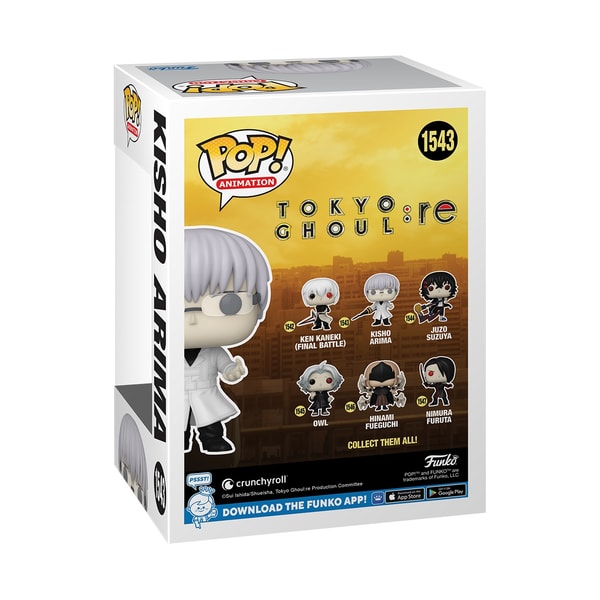 Funko Pop! Animation: Tokyo Ghoul:re - Kisho Arima - flash vidéo