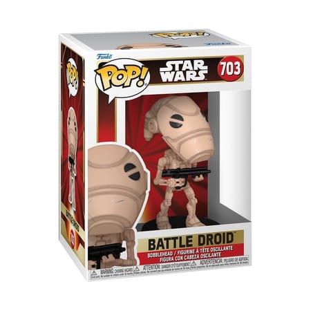 Funko Pop! Star Wars: Episode I - The Phantom Menace 25th Anniversary - Battle Droid - flash vidéo