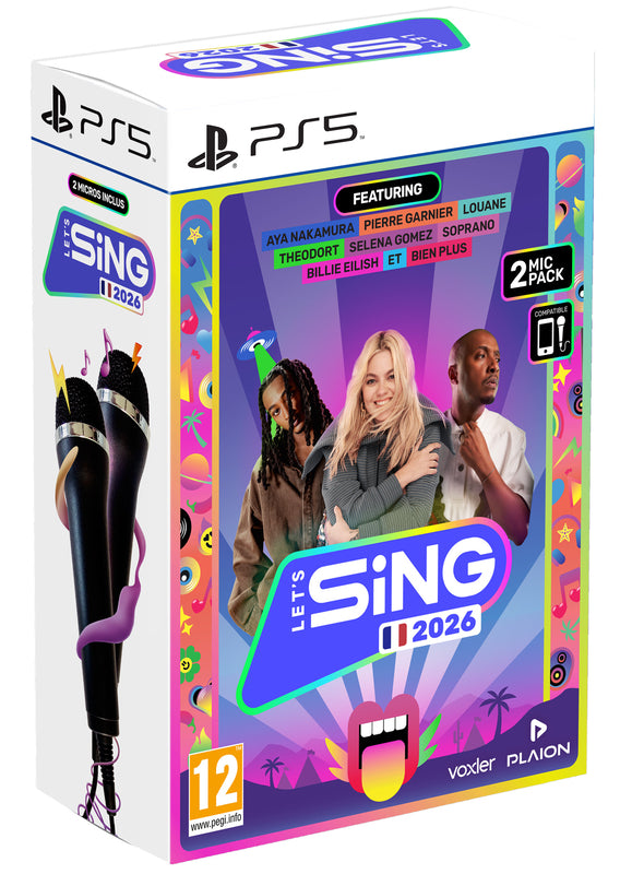 Let's Sing 2026 + 2 Microphones - Version Française