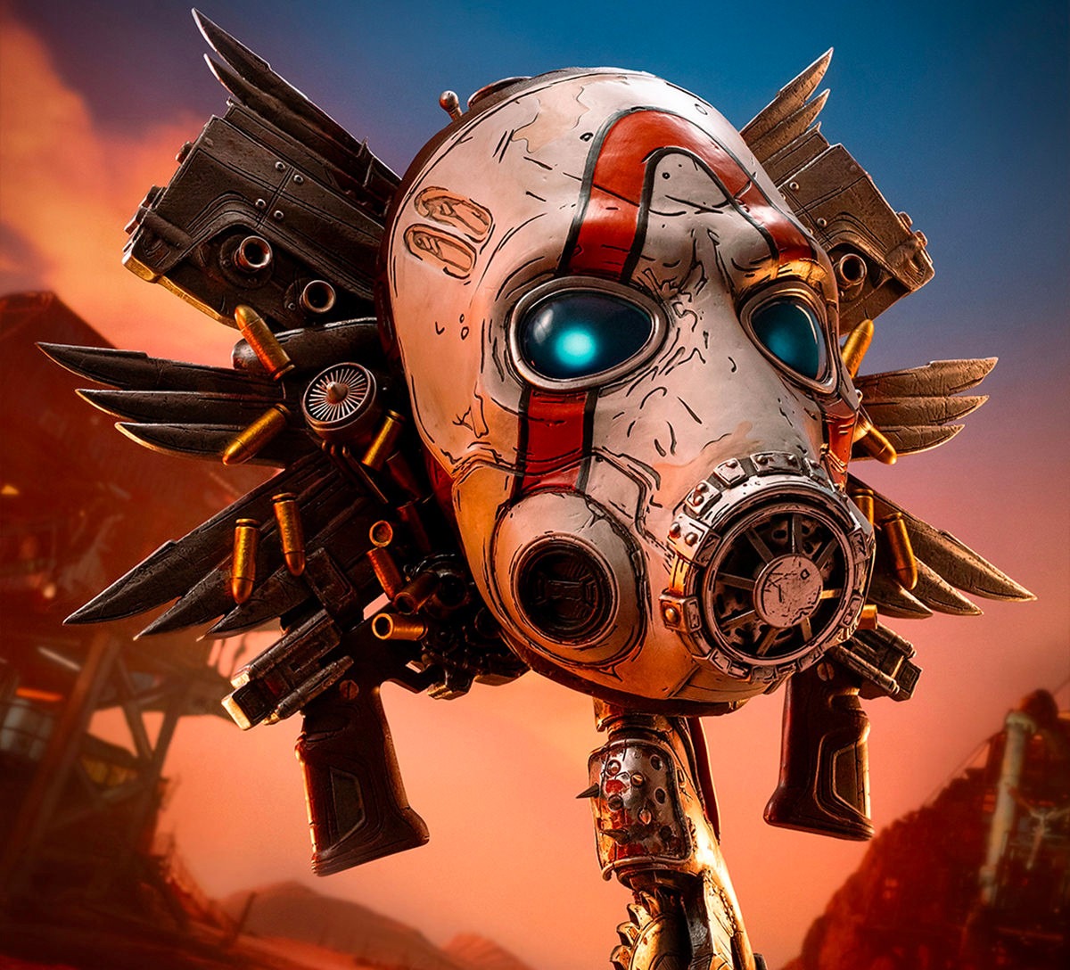 PureArts - 1:1 Scale Bust - Borderlands - Buste Masque Psycho Bandit 46cm