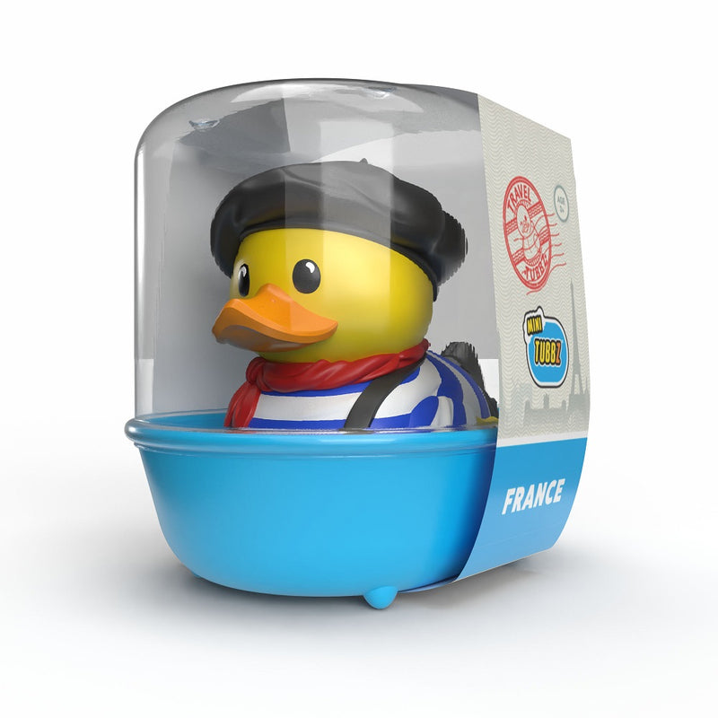 Numskull - Mini TUBBZ Canard de bain - Voyage - France (Édition baignoire) - 5cm