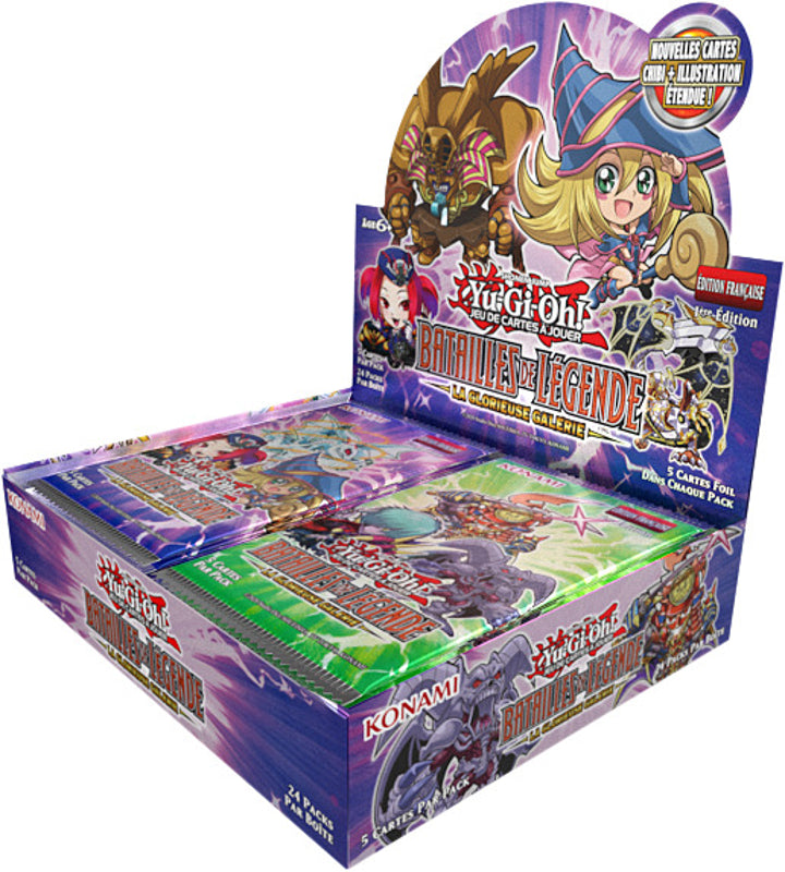 Yu-Gi-Oh! JCC - Display de Pack de Booster Batailles de Légende: La Glorieuse Galerie (24 Boosters)