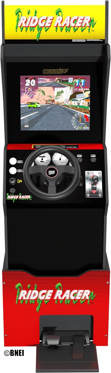Arcade1Up - Ridge Racer Arcade Machine - flash vidéo