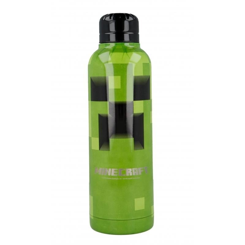 Stor - Minecraft - Bouteille Isotherme en Acier Inoxydable 515ml "Creeper"