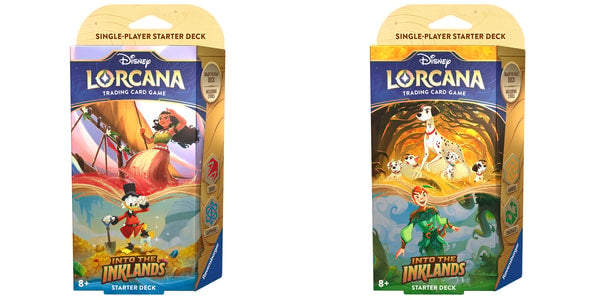 Disney Lorcana TCG: Into the Inklands - Starter Deck Display (8 Decks) - flash vidéo