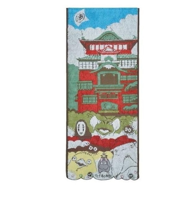 Ghibli - Le Voyage de Chihiro - Serviette Aburaya 34x80cm - flash vidéo
