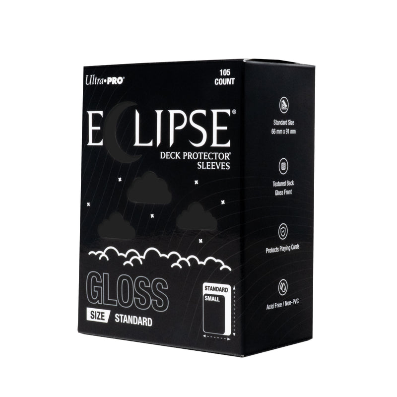 Ultra Pro - Pochettes de protection ECLIPSE standard brillantes - 105 pièces - Noir jais