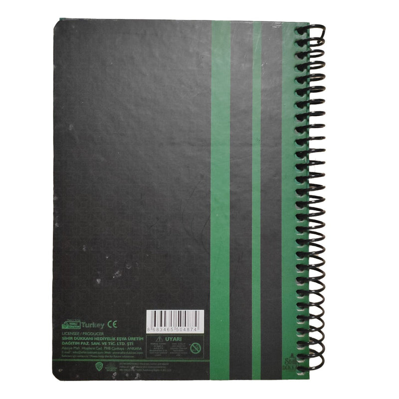 Wizarding World - Harry Potter - Carnet à spirales A5 - Serpentard