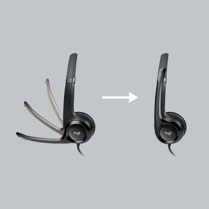 Logitech - Casque H390 USB filaire - Graphite
