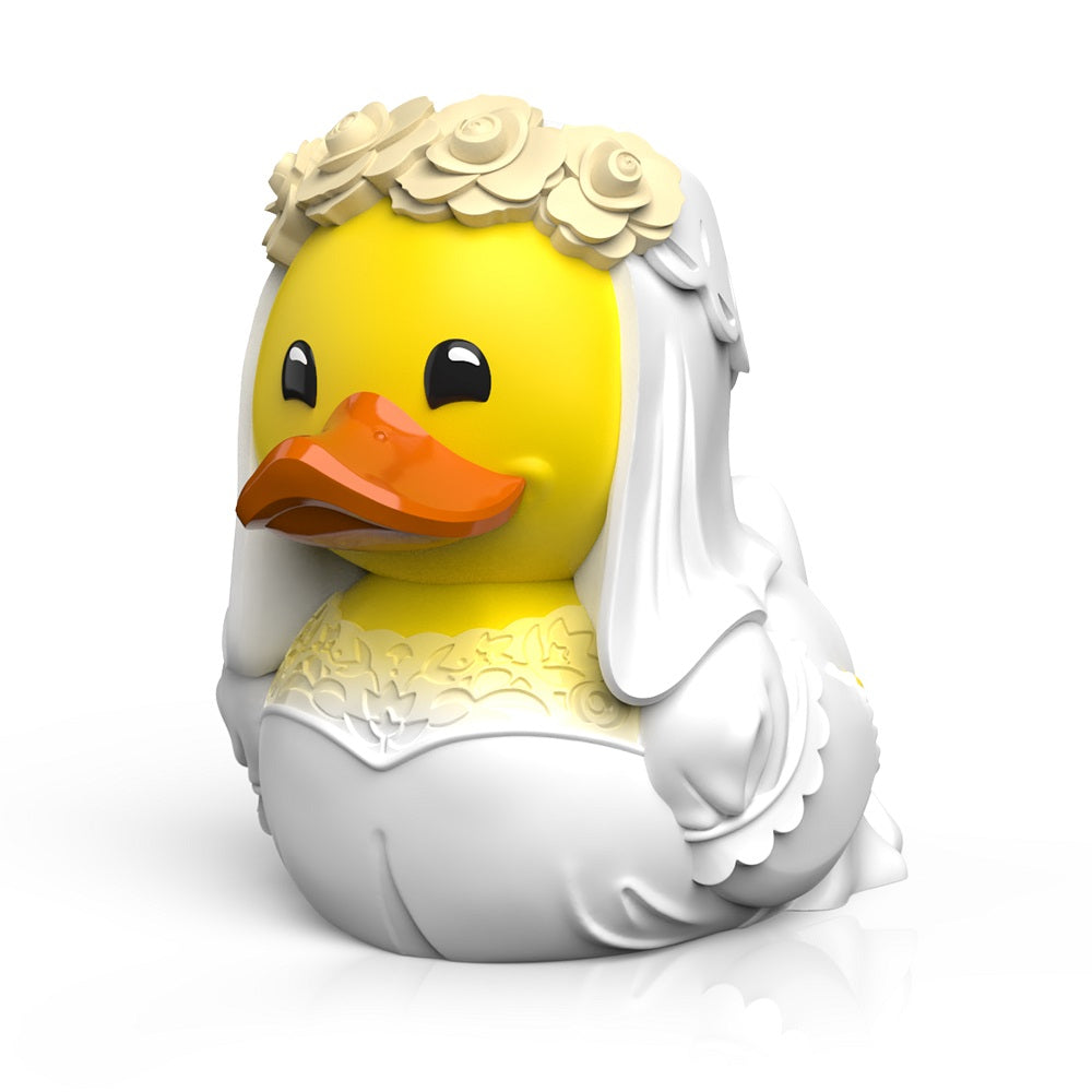 Numskull - TUBBZ Canard de bain - Mariée (Première Édition) - 9cm - flash vidéo