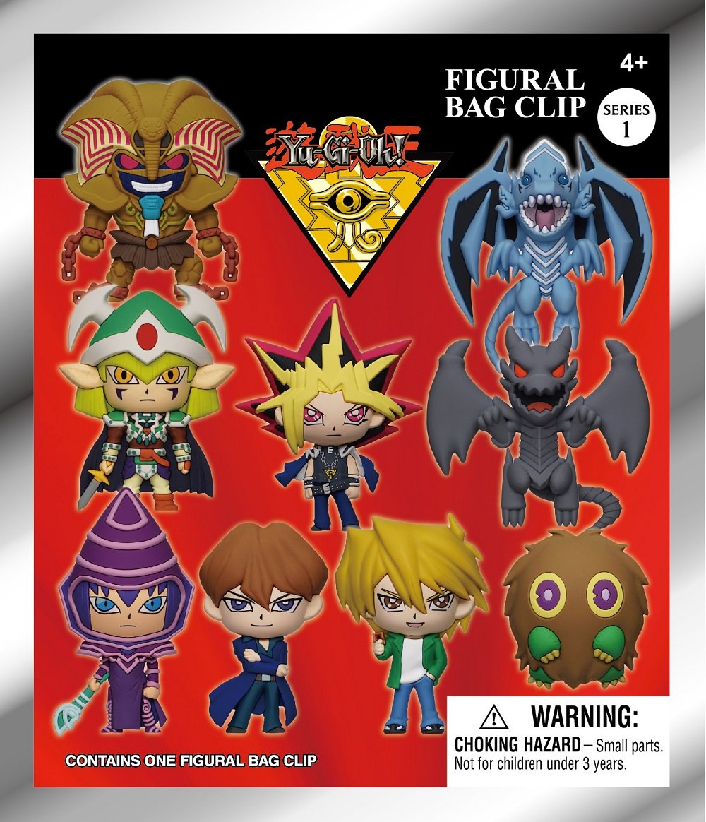 Yu-Gi-Oh! - Assortiment en blind box de figurines de sac de collection en mousse (Série 1) (24 pcs) - flash vidéo