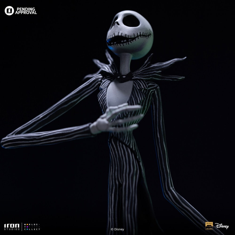 Iron Studios - Deluxe Art Scale 1/10 - Disney - L'Étrange Noël de monsieur Jack - Jack et Sally Statue 39cm - flash vidéo