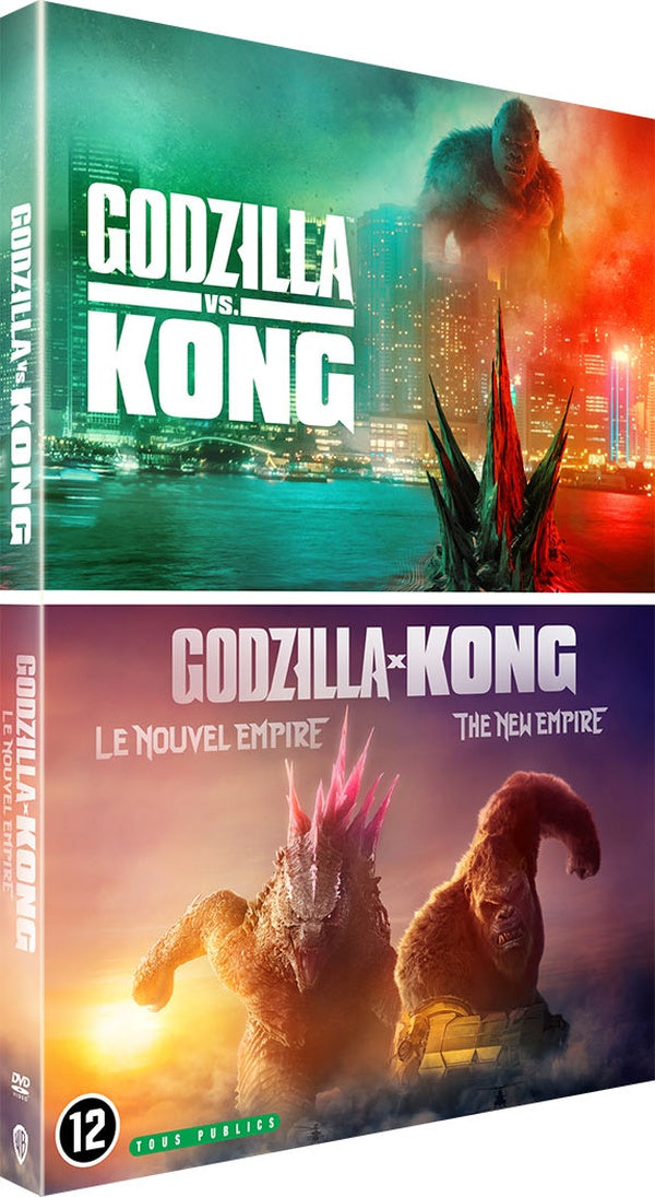 Godzilla vs Kong + Godzilla x Kong : Le Nouvel Empire [DVD]
