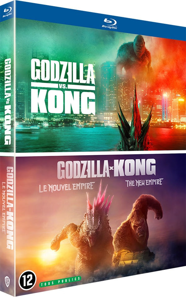 Godzilla vs Kong + Godzilla x Kong : Le Nouvel Empire [Blu-ray]