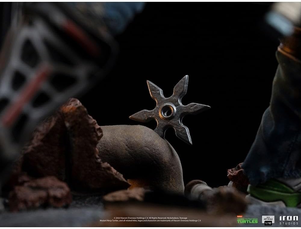Iron Studios - BDS Arts Scale 1/10 - Teenage Mutant Ninja Turtles - Casey Jones Statue 19cm - flash vidéo
