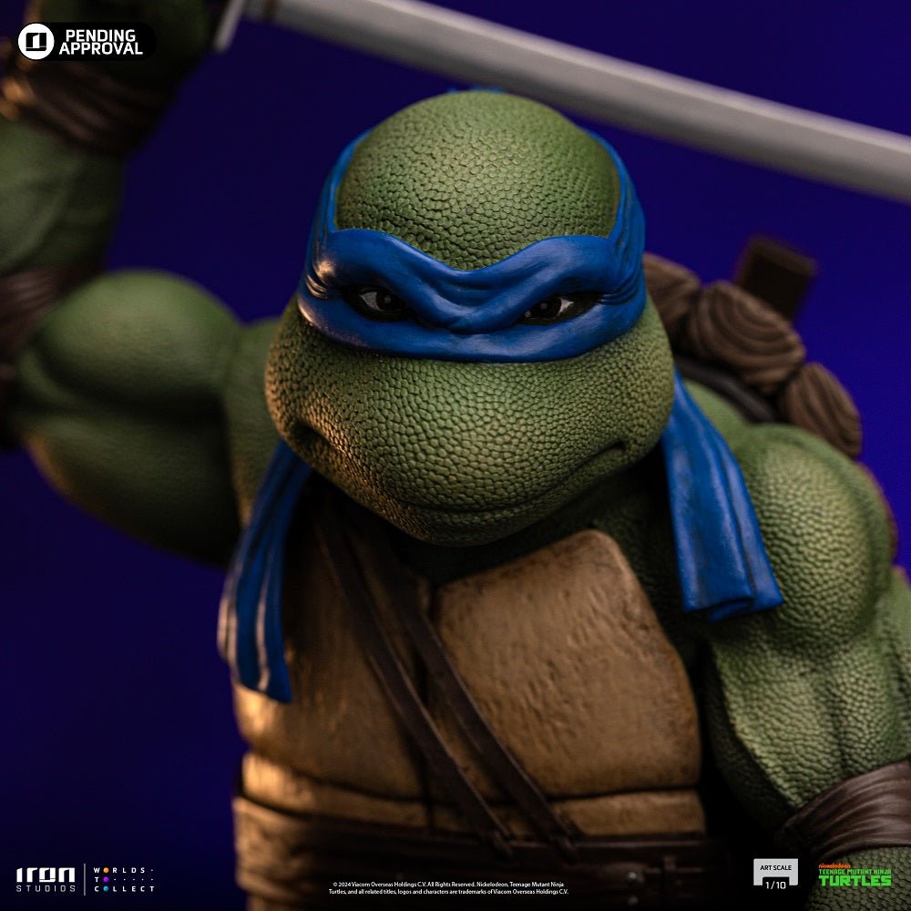 Iron Studios - Art Scale 1/10 - Teenage Mutant Ninja Turtles - Leonardo Statue 21cm - flash vidéo
