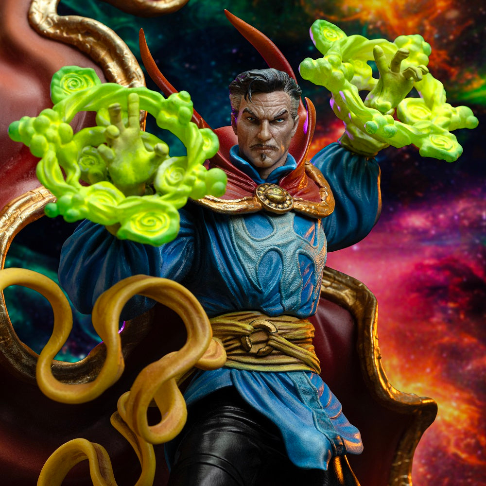 Iron Studios - Deluxe BDS Art Scale 1/10 - Marvel - Dr. Strange "Infinity Gauntlet" Statue 47cm - flash vidéo