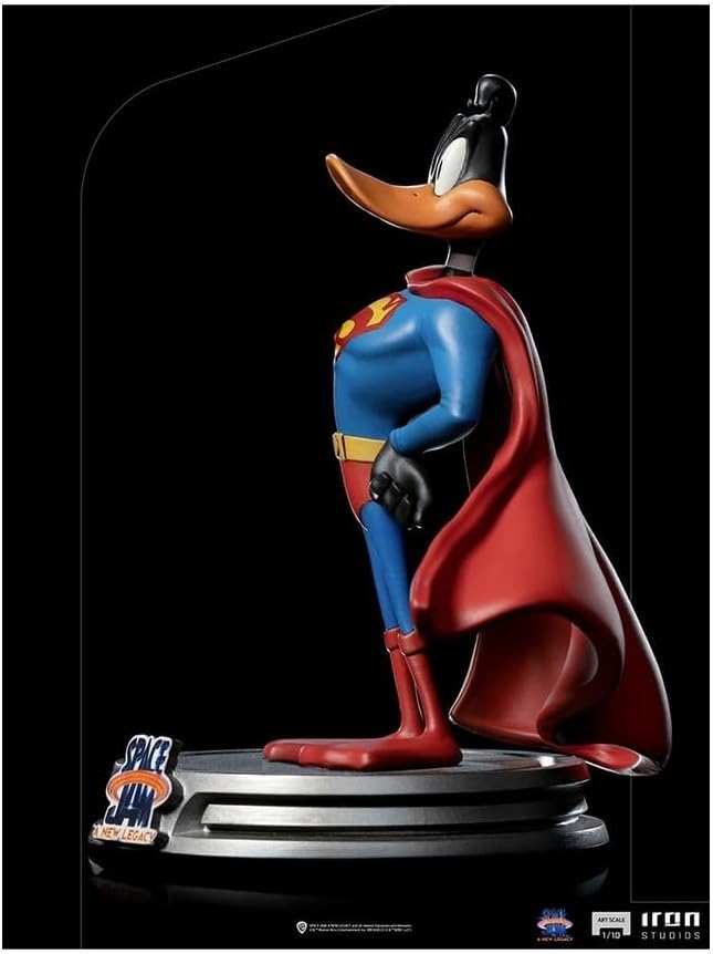 Iron Studios - Arts Scale 1/10 - Space Jam: A New Legacy - Daffy Duck (Superman Version) Statue 16cm - flash vidéo