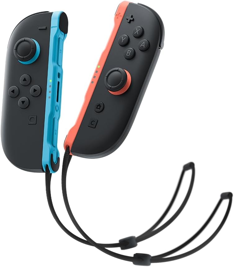 Paire de manettes Joy-Con 2 bleu clair/rouge clair