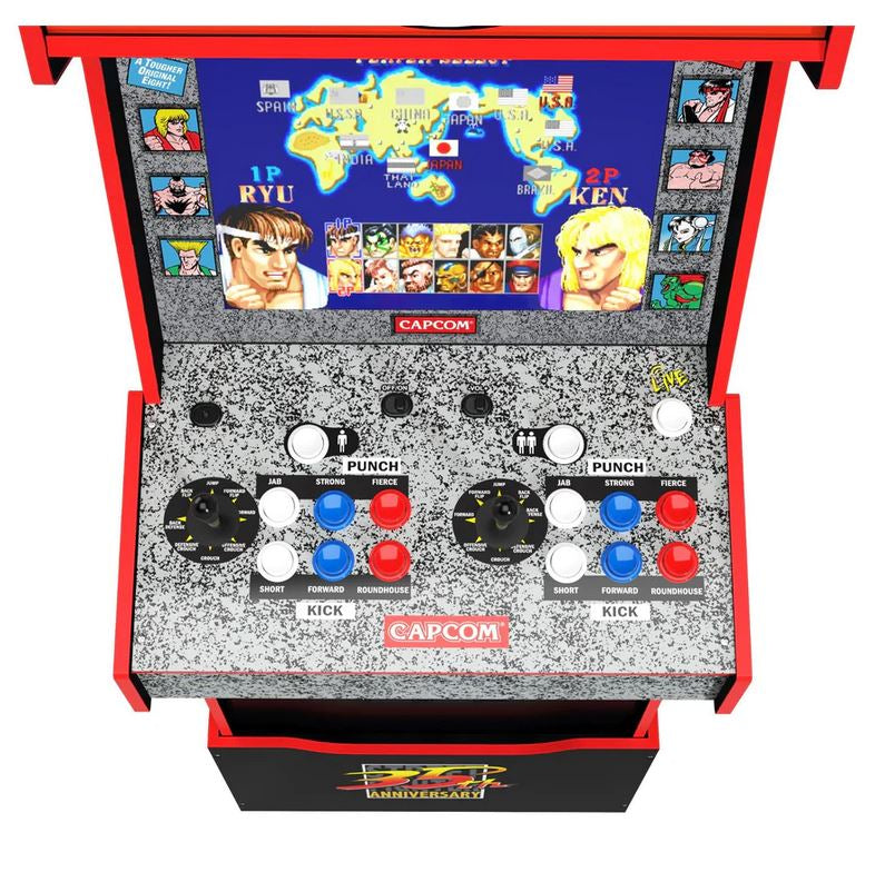 Arcade1Up - Street Fighter Legacy 14-en-1 Arcade Machine - flash vidéo