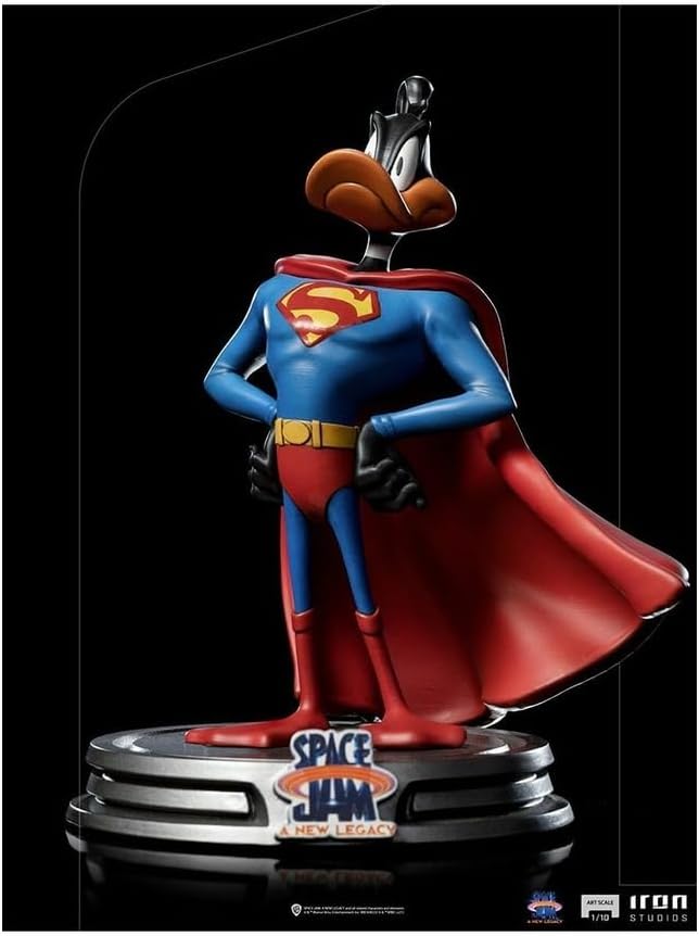 Iron Studios - Arts Scale 1/10 - Space Jam: A New Legacy - Daffy Duck (Superman Version) Statue 16cm - flash vidéo