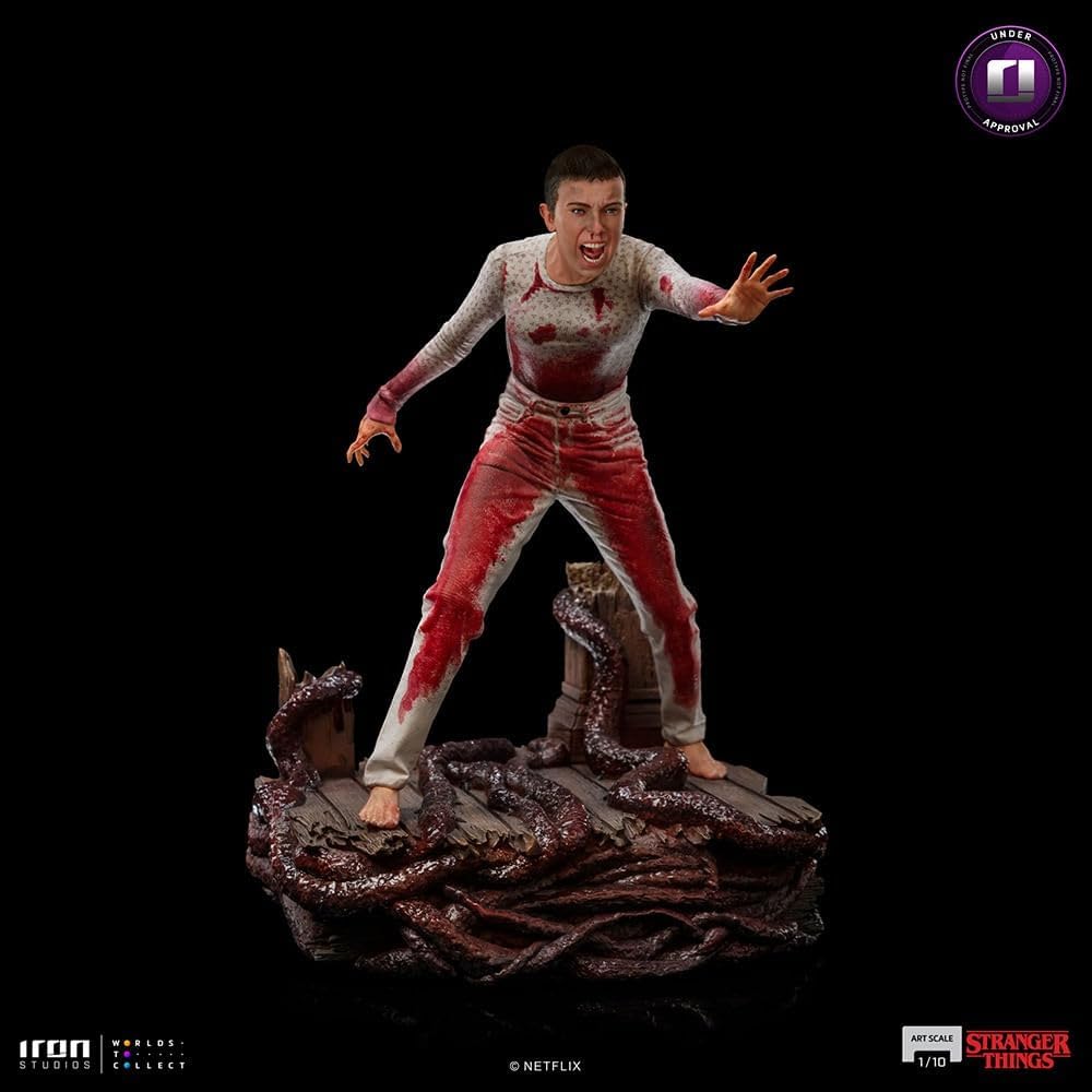 Iron Studios - Arts Scale 1/10 - Stranger Things - Eleven Statue 18cm - flash vidéo