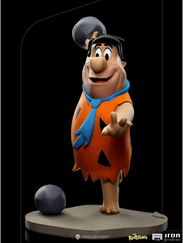 Iron Studios - Arts Scale 1/10 - The Flintstones - Fred Flintstone Statue 17cm - flash vidéo
