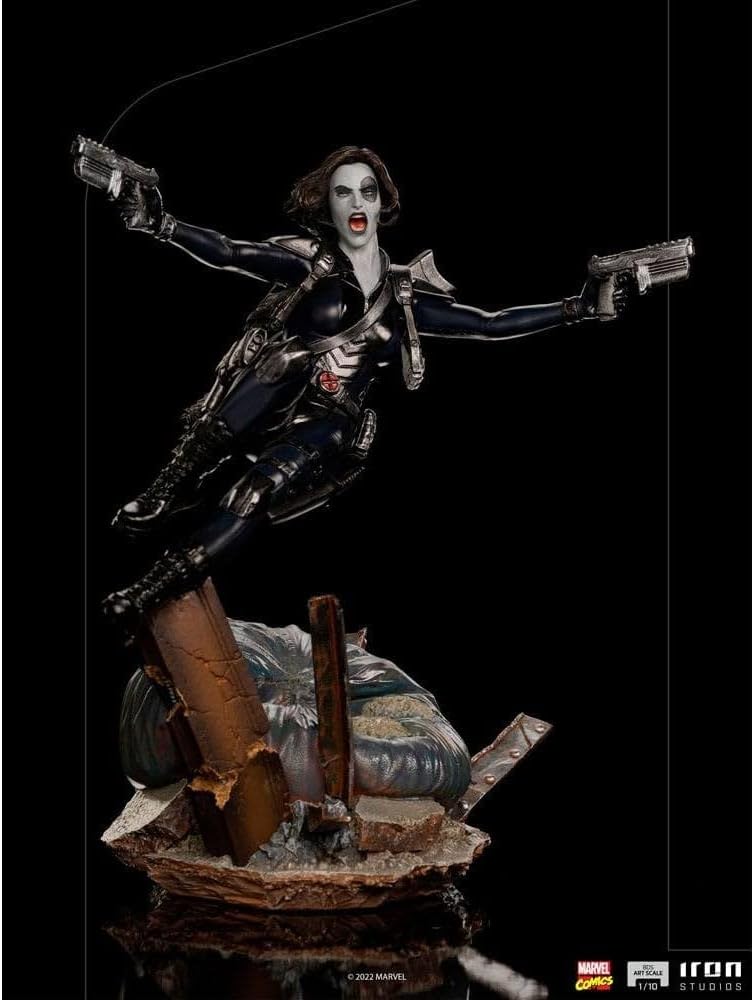 Iron Studios - BDS Arts Scale 1/10 - Marvel - X-Men Marvel Comics - Domino Statue 20cm - flash vidéo