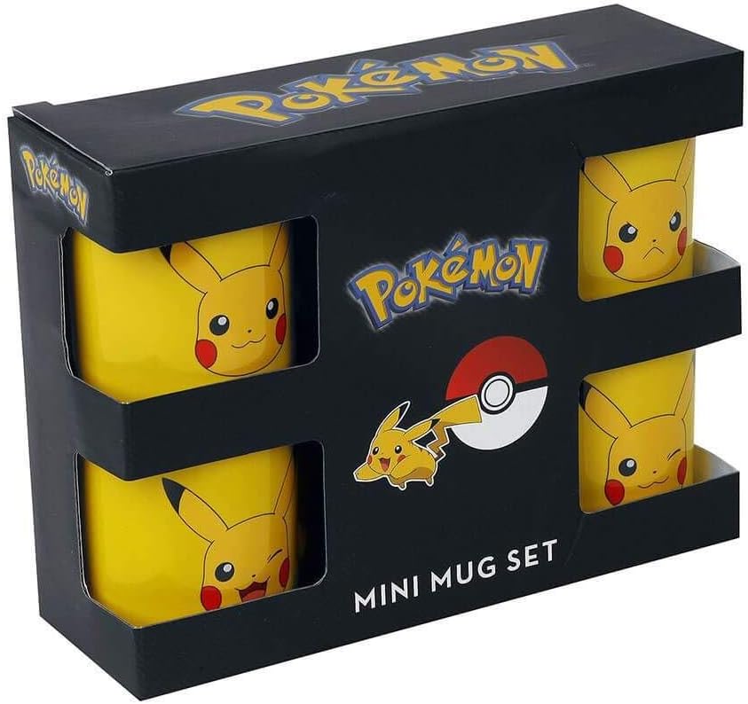 Pokémon - Pikachu 4-Pack Espresso Mugs - flash vidéo