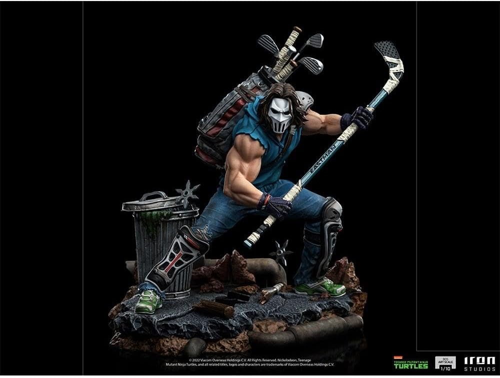 Iron Studios - BDS Arts Scale 1/10 - Teenage Mutant Ninja Turtles - Casey Jones Statue 19cm - flash vidéo