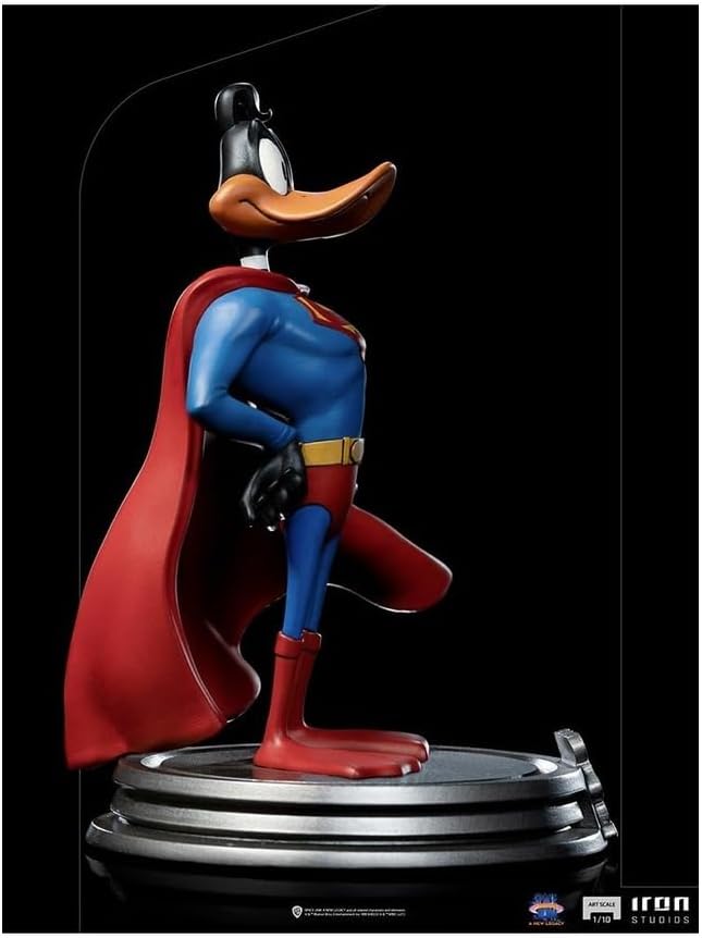 Iron Studios - Arts Scale 1/10 - Space Jam: A New Legacy - Daffy Duck (Superman Version) Statue 16cm - flash vidéo