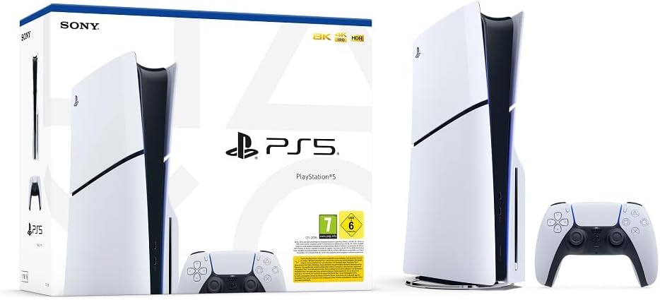 PlayStation 5 White (Slim Model) - flash vidéo