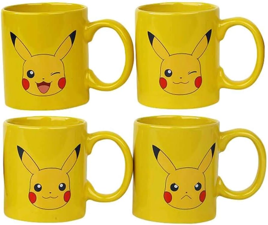 Pokémon - Pikachu 4-Pack Espresso Mugs - flash vidéo