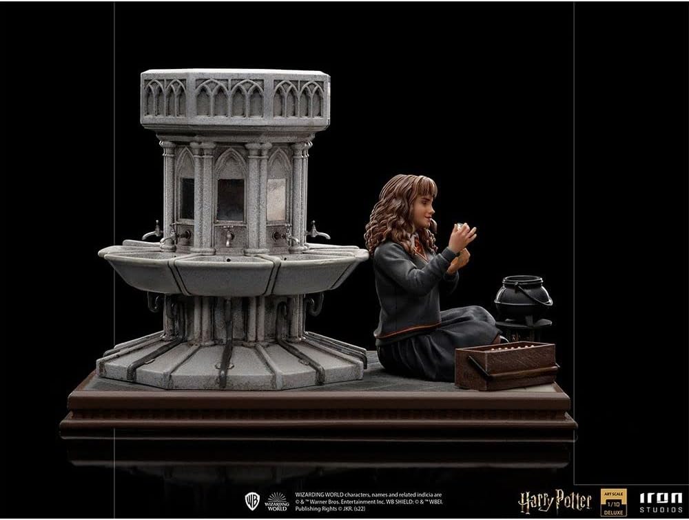 Iron Studios - Deluxe Arts Scale 1/10 - Harry Potter and the Chamber of Secrets - Hermione Granger Polyjuice Statue 14cm - flash vidéo