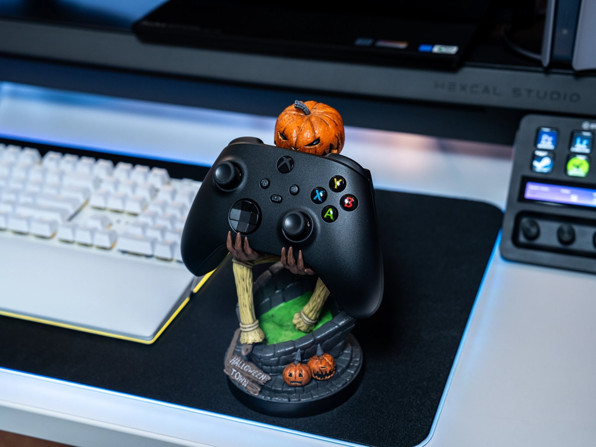 Cable Guys - Disney - L'Étrange Noël de monsieur Jack - Support pour téléphone et manette Jack Roi des Citrouilles
