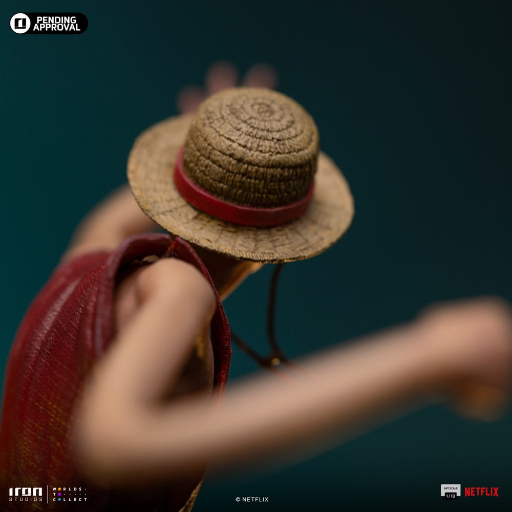 Iron Studios - Art Scale 1/10 - One Piece (Netflix Live Action) - Monkey D. Luffy Statue 23cm - flash vidéo