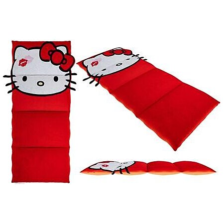 Hello Kitty - Coussin en Velboa en forme de Kitty (58x137cm) - flash vidéo