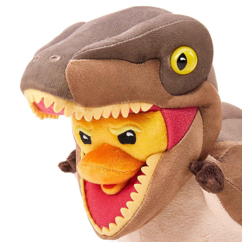 Numskull - TUBBZ Peluche - Jurassic Park - Vélociraptor - 24cm - flash vidéo
