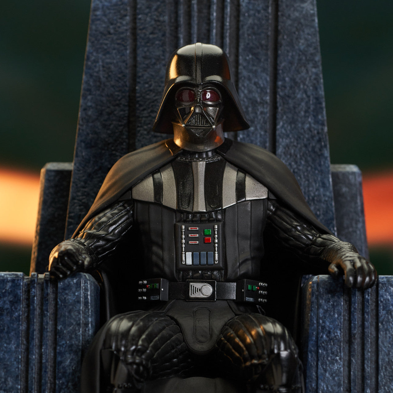 Diamond Select Toys - Star Wars : Obi-Wan Kenobi Premier Collection 1/7 - Dark Vador sur son Trône Statue 25cm - flash vidéo