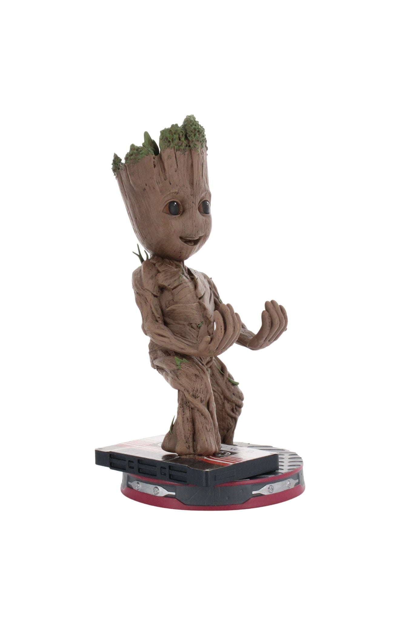 Cable Guys - Marvel - Je s'appelle Groot - Support pour téléphone et manette Groot souriant