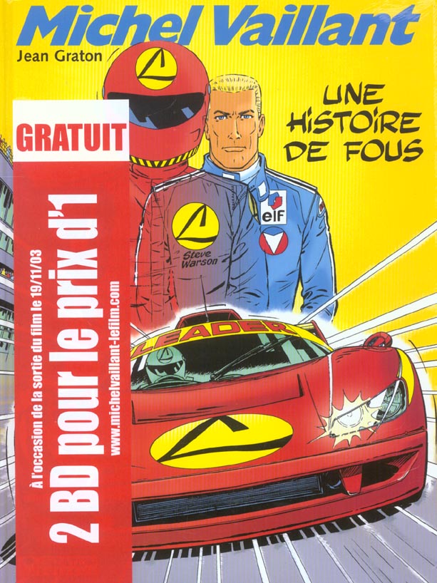 Michel Vaillant Tome 55 : une histoire de fous - flash vidéo